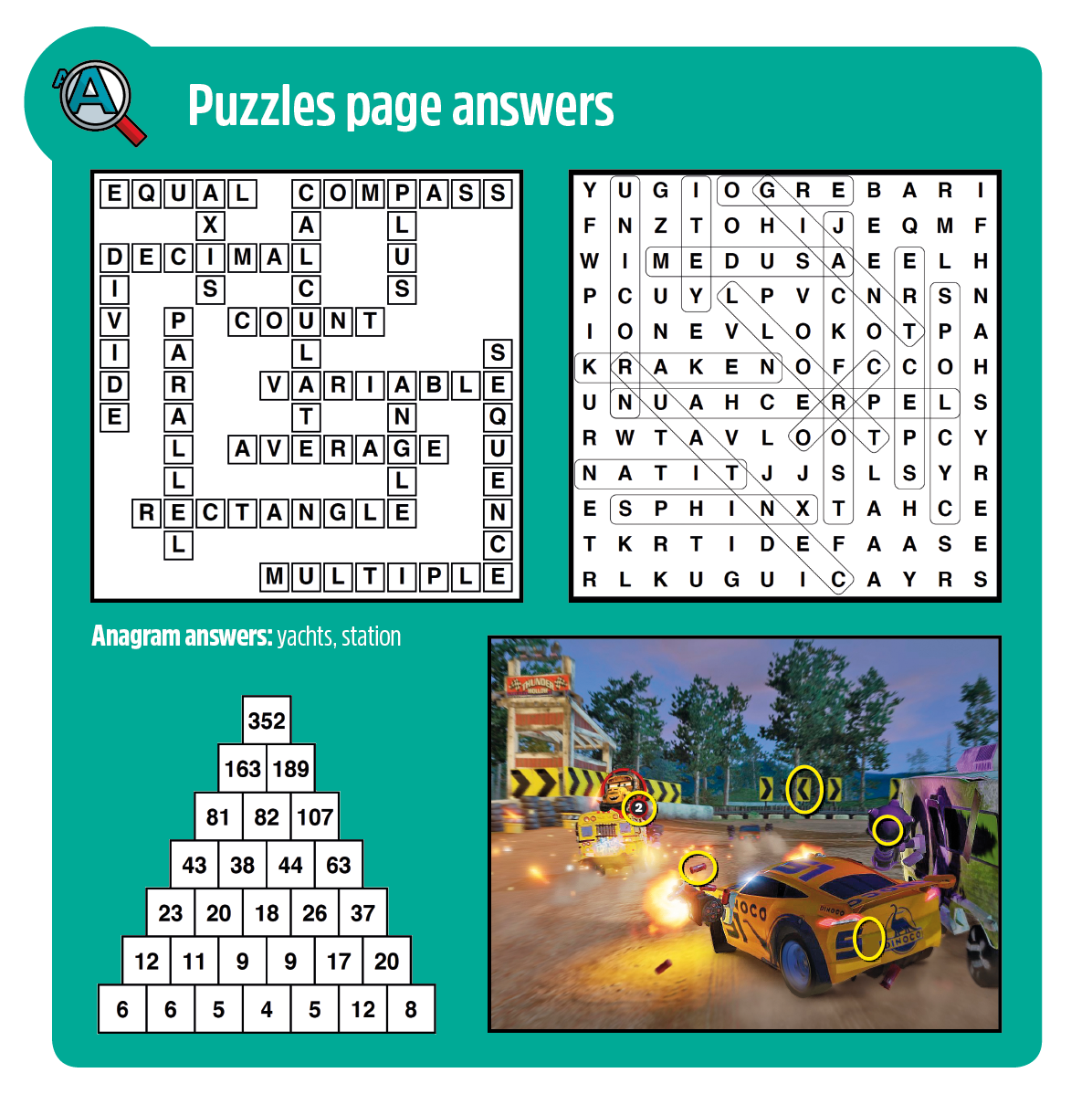The Week Junior Puzzle Answers